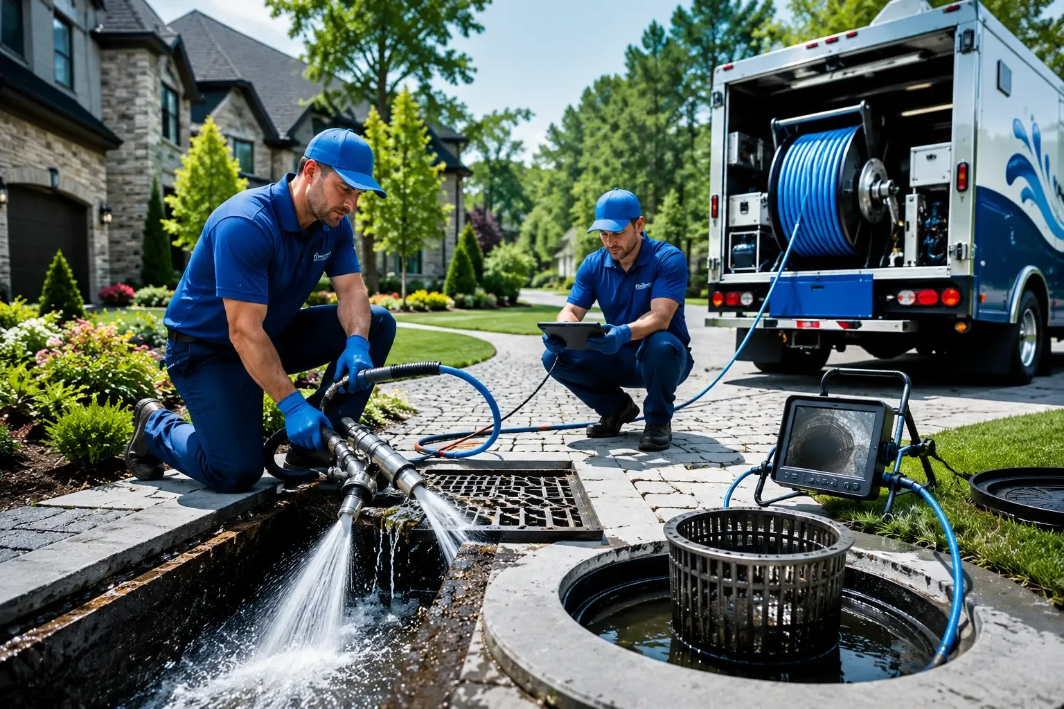 Local outdoor drain cleaning professionals in Queen, PA