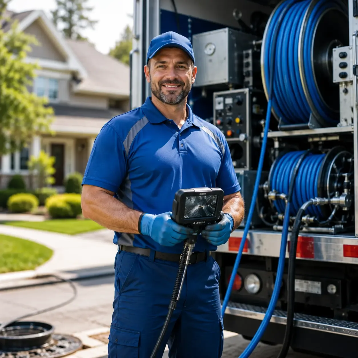 Local outdoor drain cleaning specialists in Queen, PA